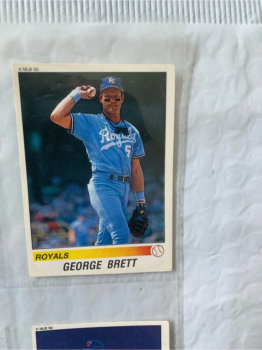 Panini 1990 Baseball MLB Sticker Card Lot (6) Bo Jackson Nolan Ryan Brett Abbot - Picture 4 of 8